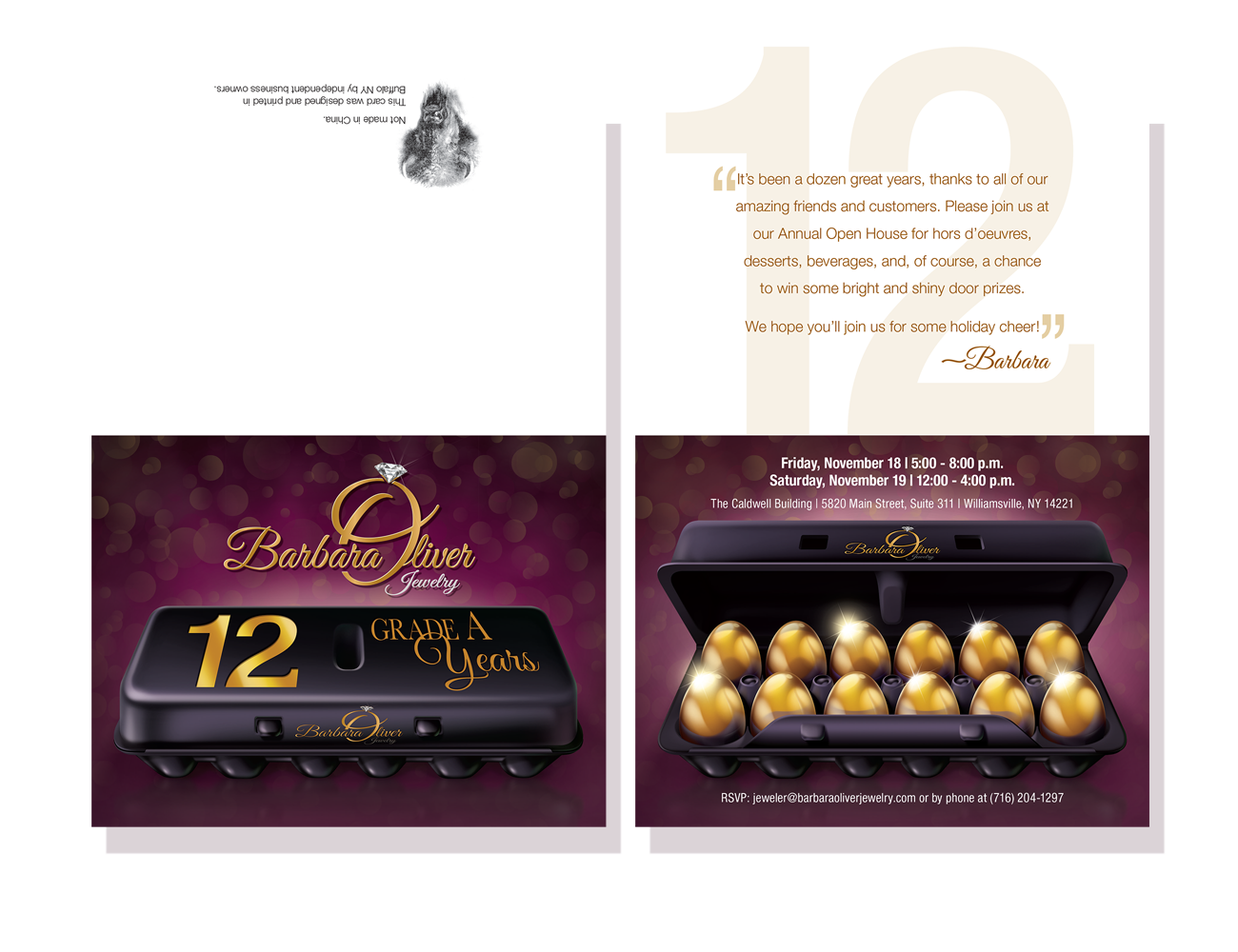 Image of Barb Oliver Jewelry Mailer 2016