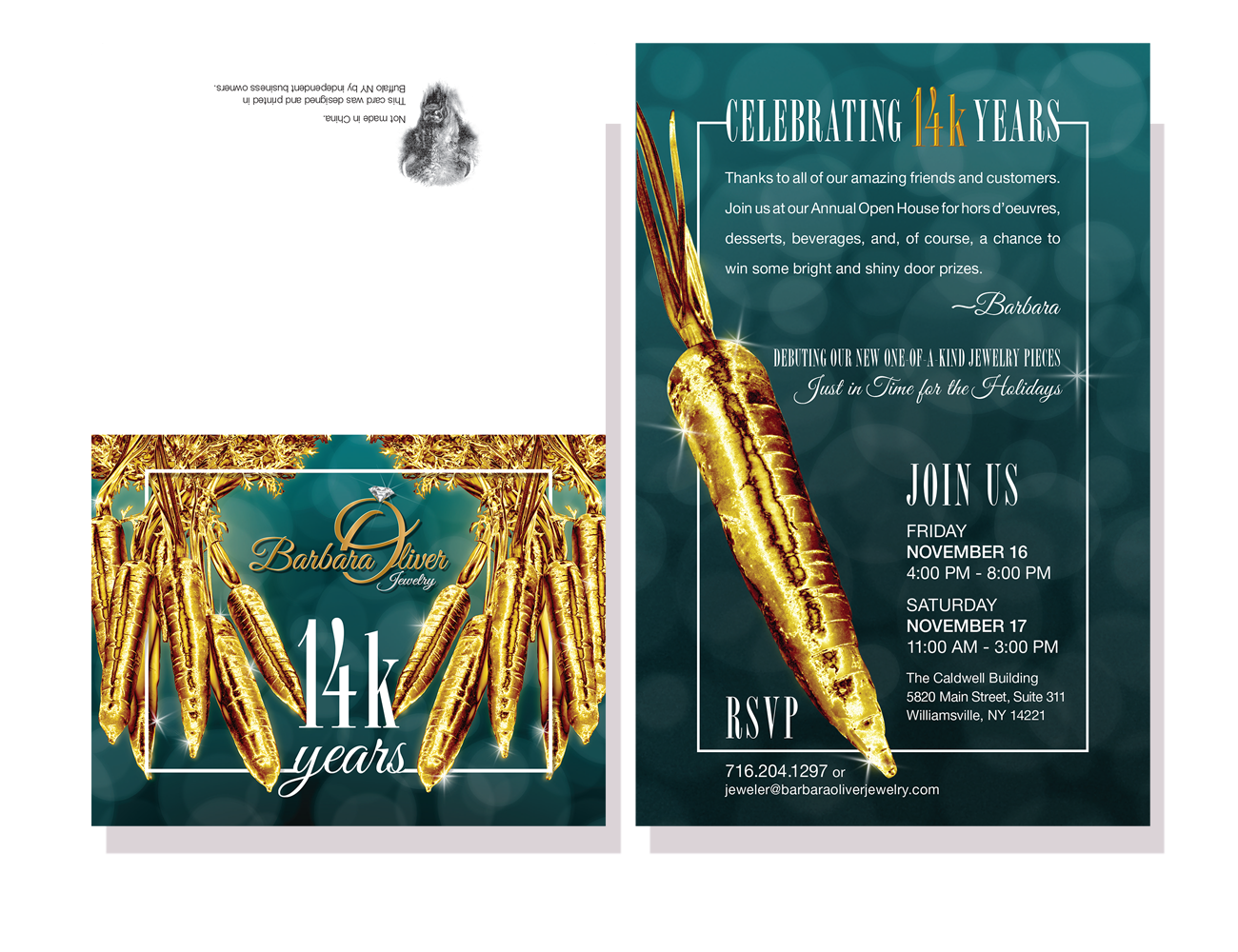 Image of Barb Oliver Jewelry Mailer 2018
