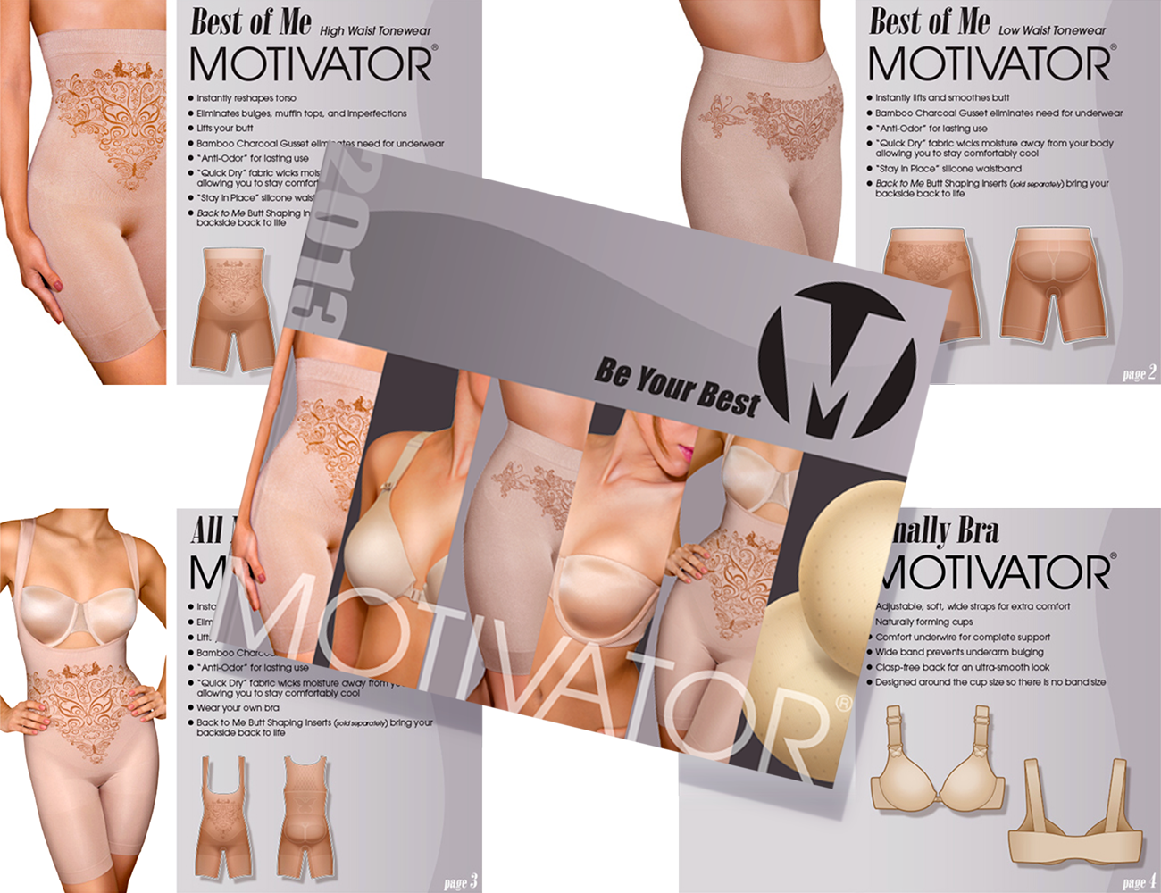 Image of Motivator Undergarment catalog design