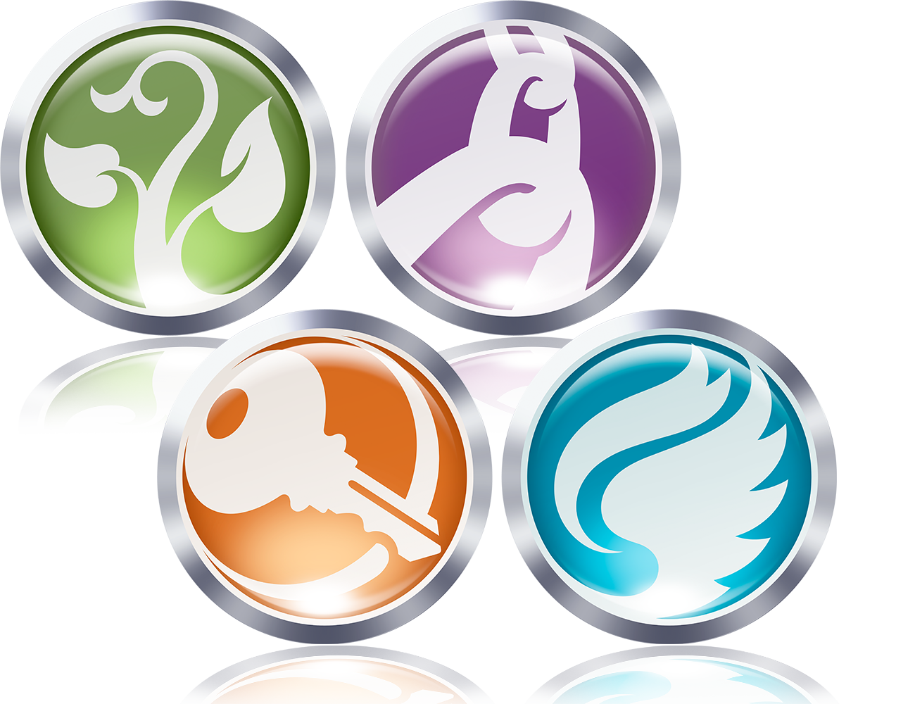 Vector Illustrations of Bakemark Divisions icons