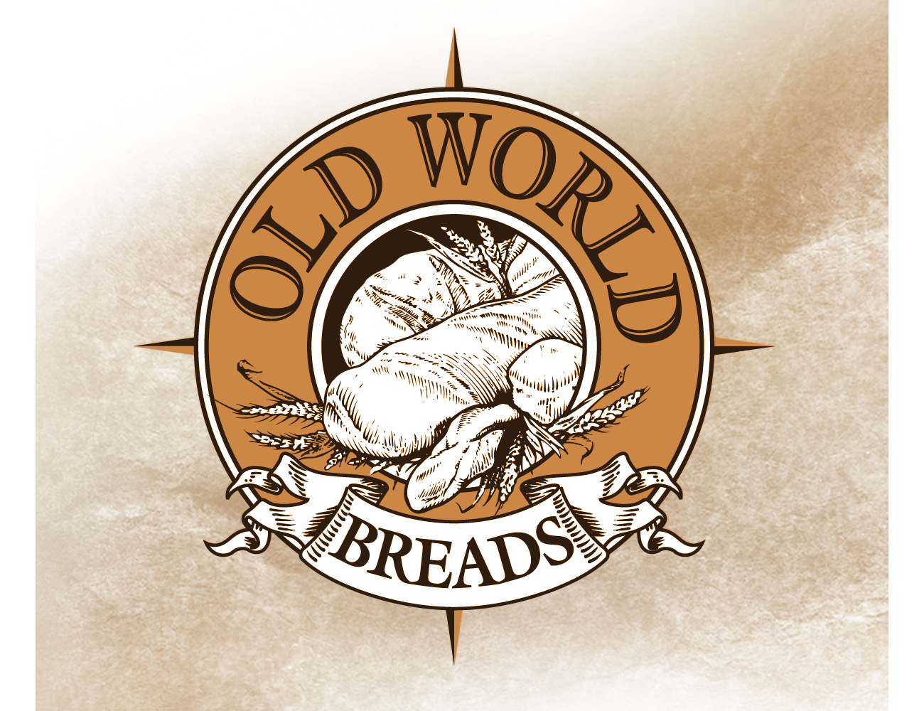 Vector Illustration of Old World Breads logo