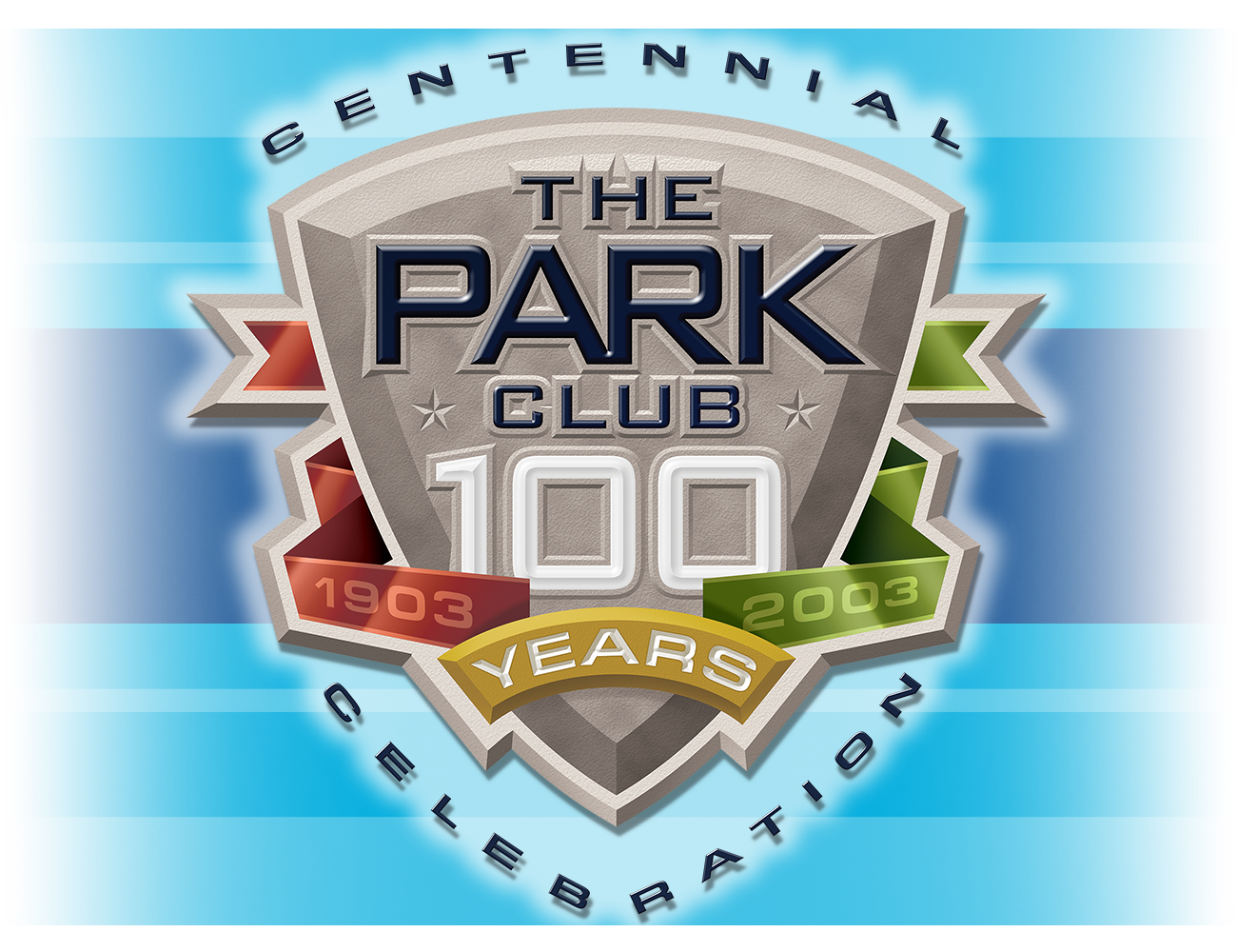 Vector Illustration of Park Country Club Anniversary logo
