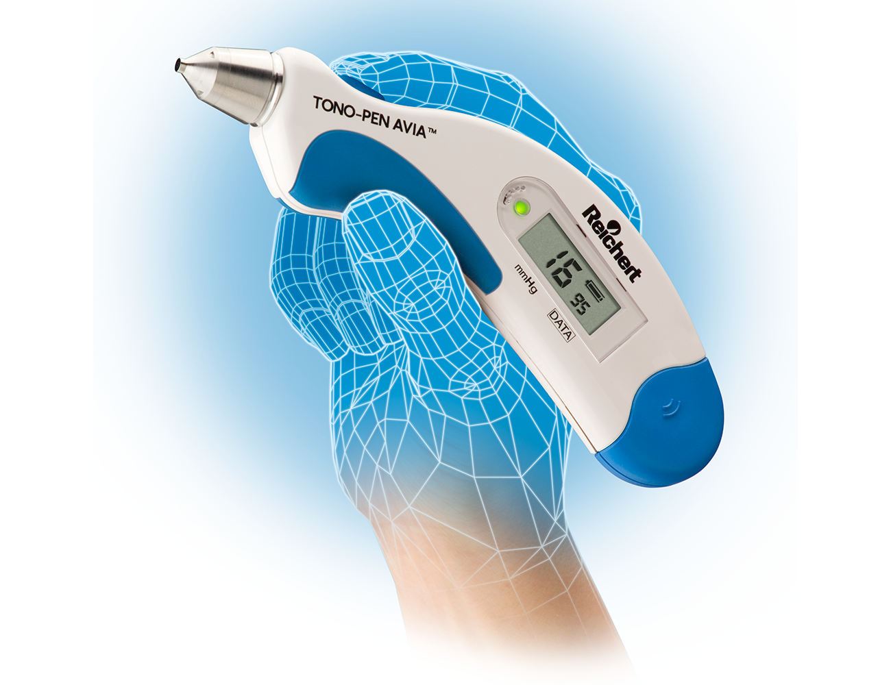 image after enhancements of Reichert eye pressure meter