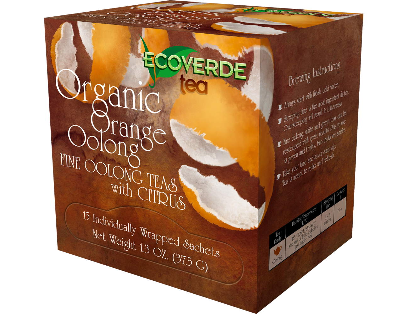 Image of Ecoverde Orange Oolong Tea box