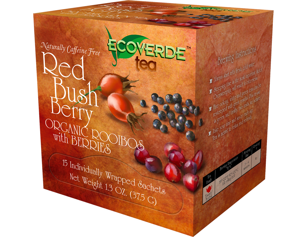 Image of Ecoverde Red Rooibos Tea box
