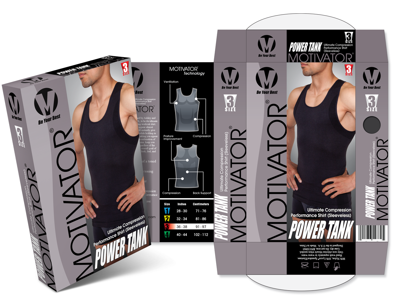 Image of Motivator Power Tank Undergarment Package