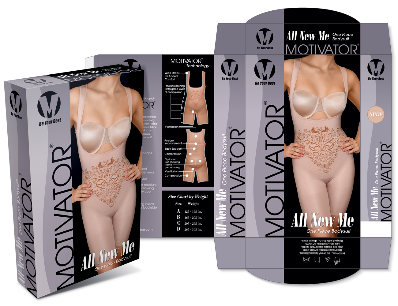 Image of Motivator Women's One-Piece Undergarment Package