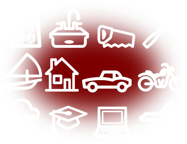 LePine Studios - Northwest Savings Bank: contest prizes: appliances, remodel, handyman, building, boat, house, car, motorcycle, landscaping, etc