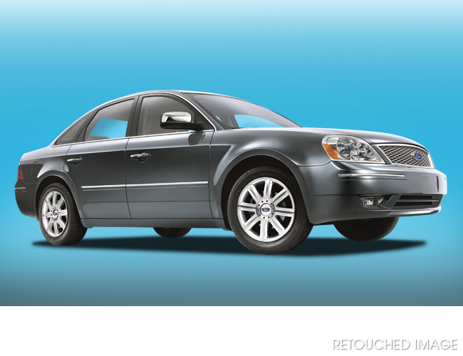 CLIENT :<br>Western New York Ford Dealers<br><br>RETOUCHING INCLUDES:<br>1) Silhouette automobile<br>2) Increase highlights overall<br>3) Add highlights to bring out wheel well edges and cleanup edges<br>4) Add definition to tires<br>5) Remove blue cast
